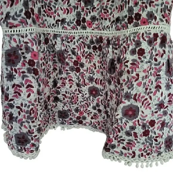 American Eagle Outfitters Short Ditsy Floral Cottagecore Casual Beach Sun Dress - Picture 8 of 13